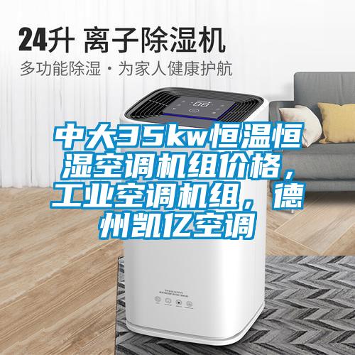 中大35kw恒溫恒濕空調機組價格，工業空調機組，德州凱億空調