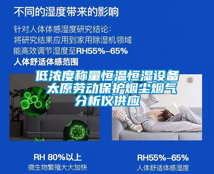 低濃度稱量恒溫恒濕設備 太原勞動保護煙塵煙氣分析儀供應