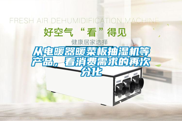 從電暖器暖菜板抽濕機等產品，看消費需求的再次分化
