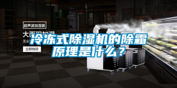 冷凍式除濕機的除霜原理是什么？
