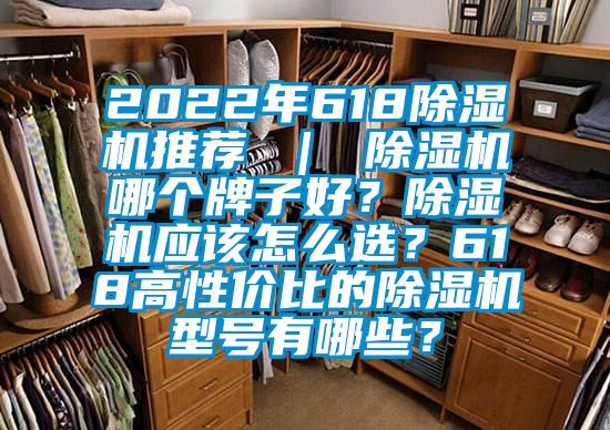 2022年618除濕機推薦 ｜ 除濕機哪個牌子好？除濕機應該怎么選？618高性價比的除濕機型號有哪些？