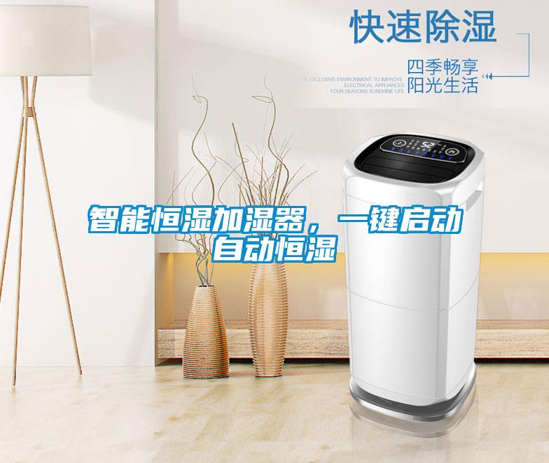 智能恒濕加濕器，一鍵啟動自動恒濕