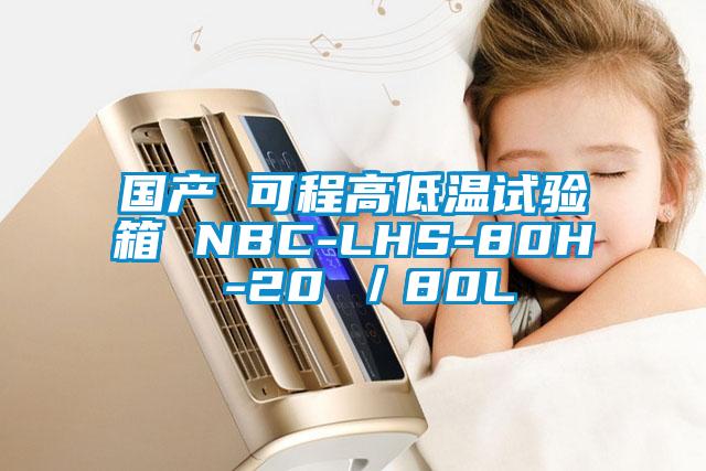 國產 可程高低溫試驗箱 NBC-LHS-80H -20℃/80L