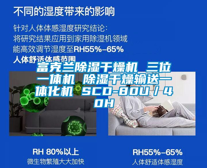 富克蘭除濕干燥機 三位一體機 除濕干燥輸送一體化機 SCD-80U/40H