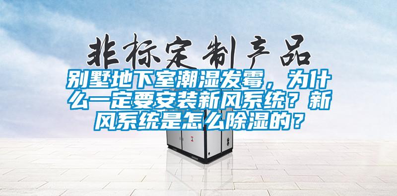 別墅地下室潮濕發霉，為什么一定要安裝新風系統？新風系統是怎么除濕的？