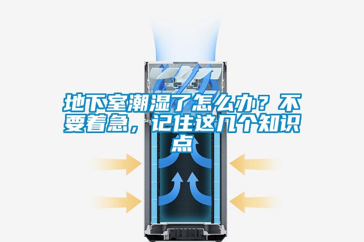 地下室潮濕了怎么辦？不要著急，記住這幾個知識點