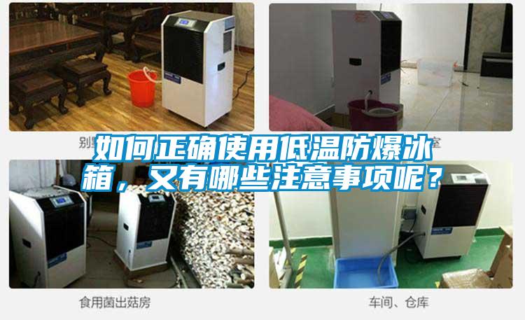 如何正確使用低溫防爆冰箱，又有哪些注意事項呢？