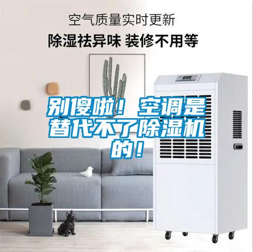 別傻啦！空調是替代不了除濕機的！