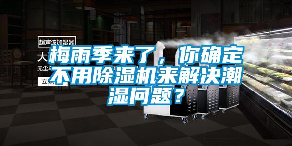 梅雨季來了，你確定不用除濕機來解決潮濕問題？