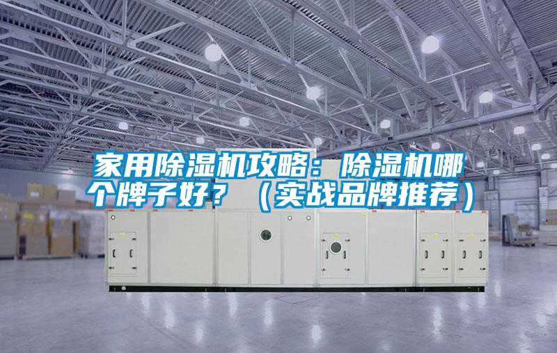 家用除濕機攻略：除濕機哪個牌子好？（實戰品牌推薦）