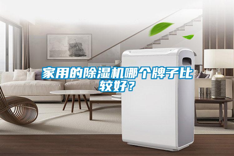 家用的除濕機哪個牌子比較好？
