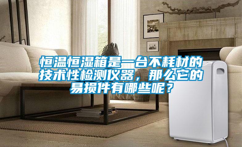 恒溫恒濕箱是一臺不耗材的技術性檢測儀器，那么它的易損件有哪些呢？