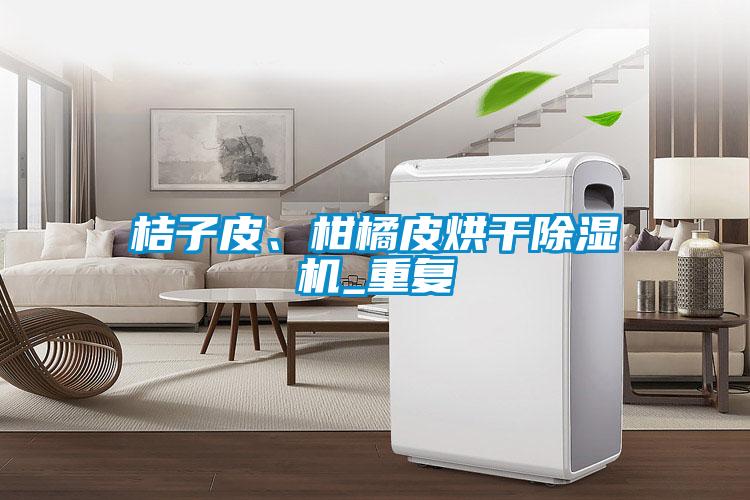 桔子皮、柑橘皮烘干除濕機_重復