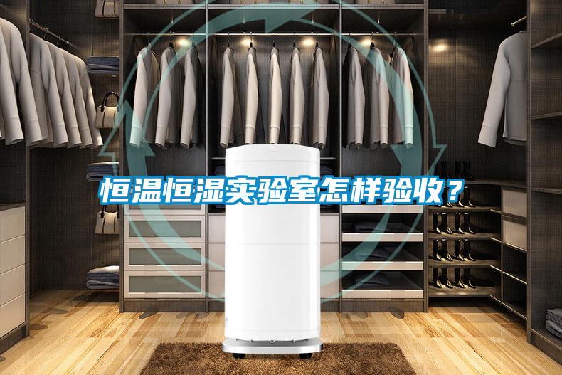 恒溫恒濕實驗室怎樣驗收？