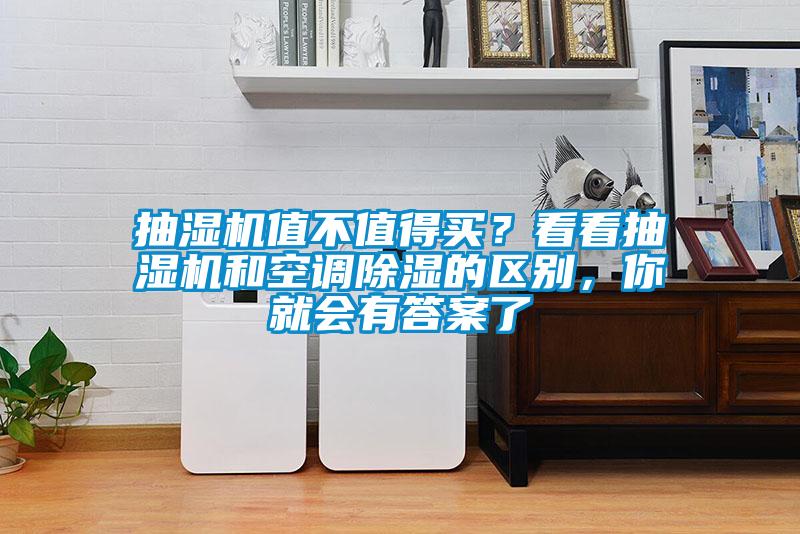 抽濕機值不值得買？看看抽濕機和空調除濕的區別，你就會有答案了