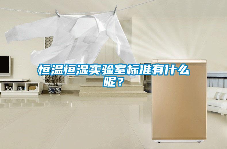 恒溫恒濕實驗室標準有什么呢？