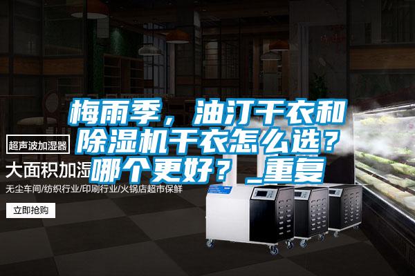 梅雨季，油汀干衣和除濕機干衣怎么選？哪個更好？_重復