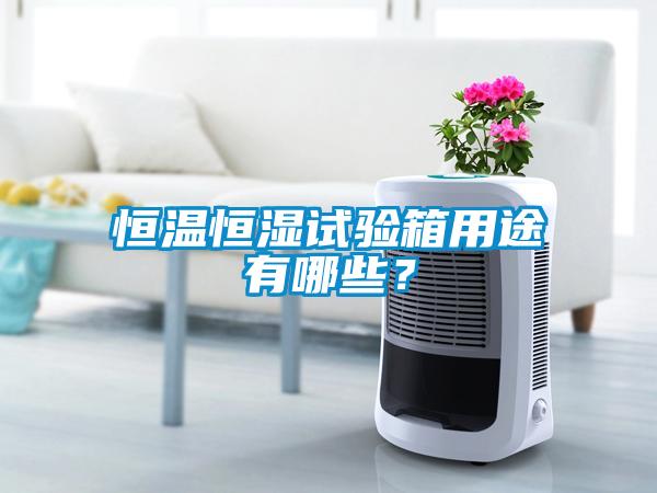 恒溫恒濕試驗箱用途有哪些？