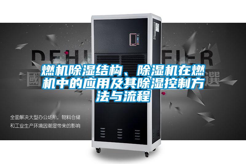 燃機除濕結構、除濕機在燃機中的應用及其除濕控制方法與流程