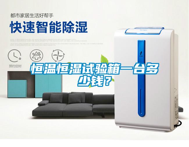 恒溫恒濕試驗箱一臺多少錢？