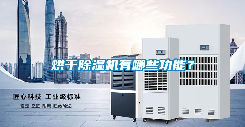 烘干除濕機有哪些功能？