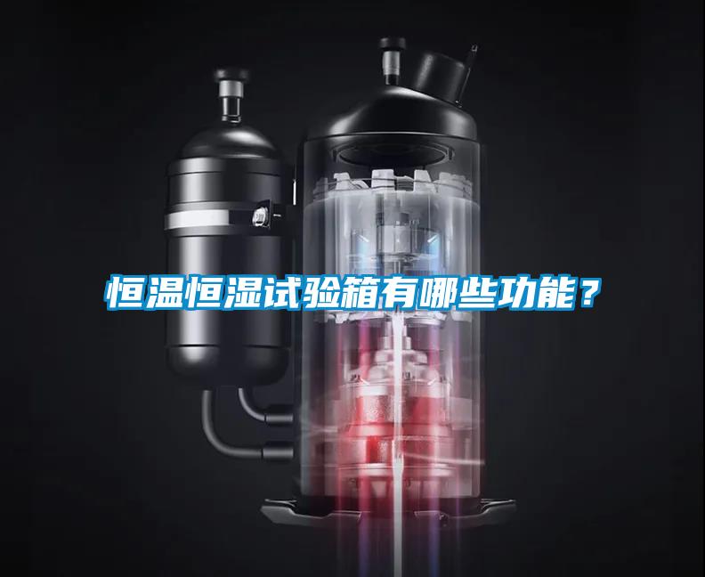 恒溫恒濕試驗箱有哪些功能？