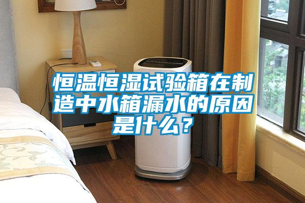 恒溫恒濕試驗箱在制造中水箱漏水的原因是什么？