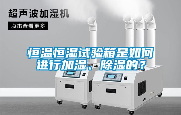 恒溫恒濕試驗箱是如何進行加濕、除濕的？