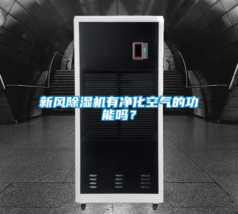 新風除濕機有凈化空氣的功能嗎？