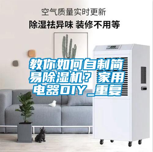 教你如何自制簡易除濕機？家用電器DIY_重復