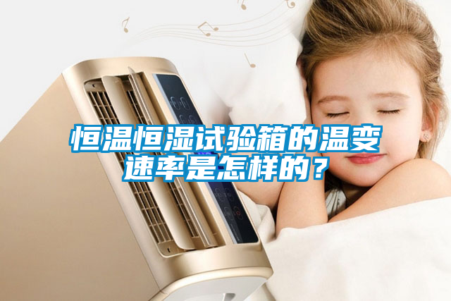 恒溫恒濕試驗箱的溫變速率是怎樣的？