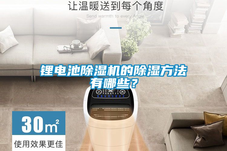 鋰電池除濕機的除濕方法有哪些？