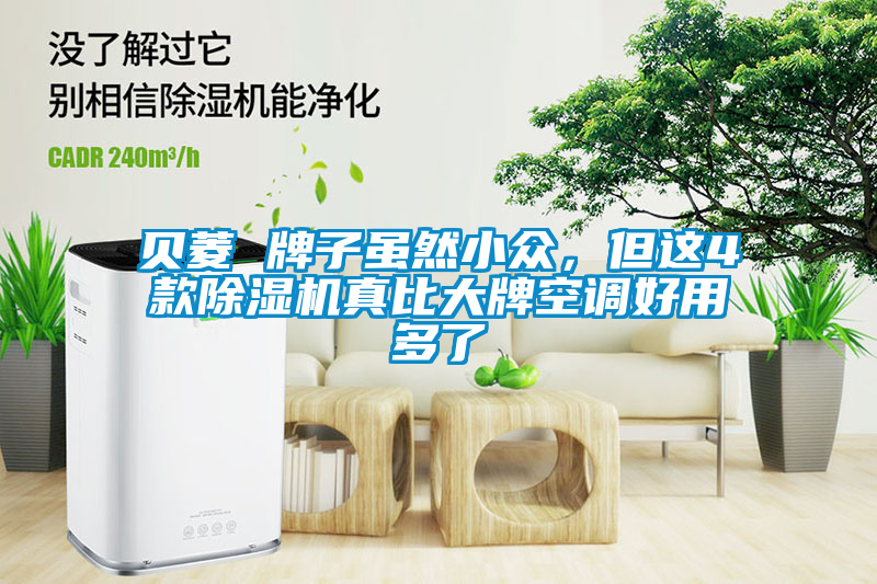貝菱 牌子雖然小眾，但這4款除濕機真比大牌空調好用多了