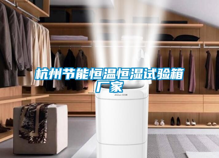 杭州節能恒溫恒濕試驗箱廠家