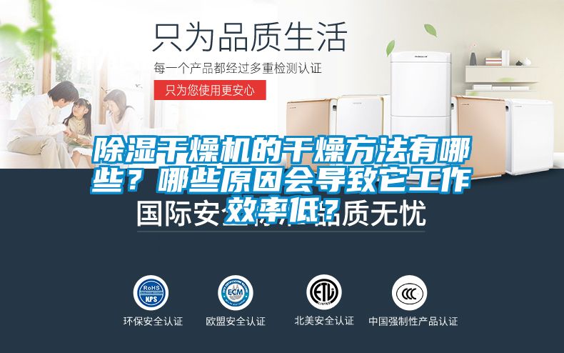 除濕干燥機的干燥方法有哪些？哪些原因會導致它工作效率低？