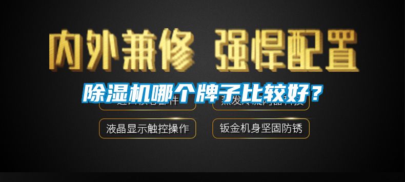 除濕機哪個牌子比較好？