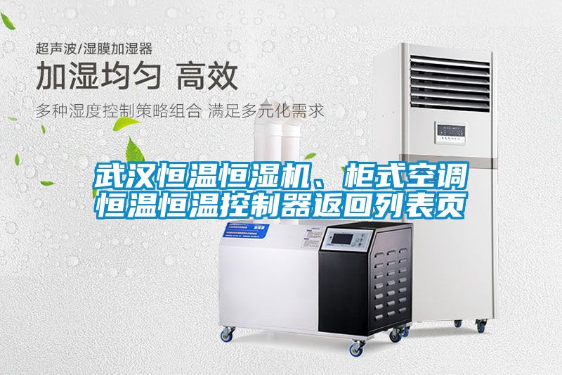 武漢恒溫恒濕機、柜式空調恒溫恒溫控制器返回列表頁