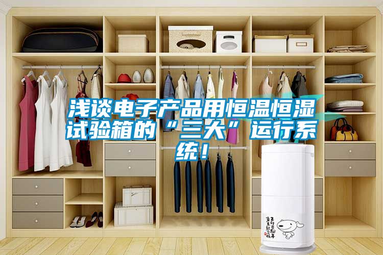 淺談電子產品用恒溫恒濕試驗箱的“三大”運行系統！