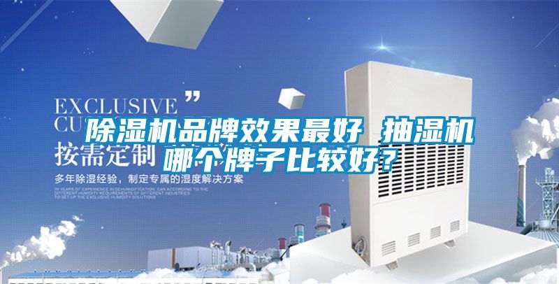 除濕機品牌效果最好 抽濕機哪個牌子比較好？