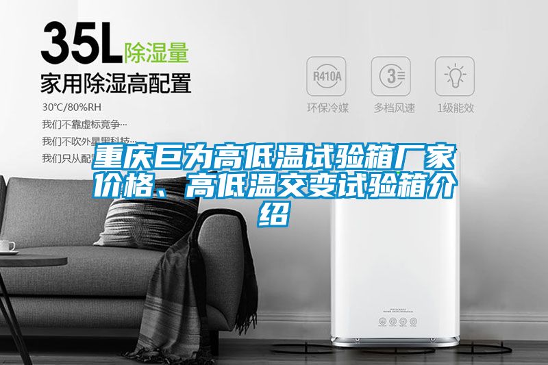 重慶巨為高低溫試驗箱廠家價格、高低溫交變試驗箱介紹