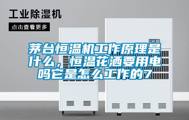 茅臺恒溫機工作原理是什么，恒溫花灑要用電嗎它是怎么工作的7