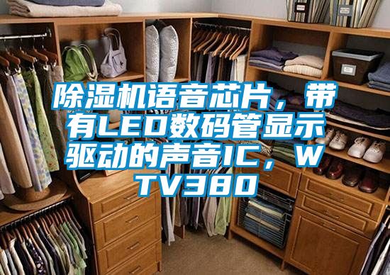 除濕機語音芯片，帶有LED數碼管顯示驅動的聲音IC，WTV380