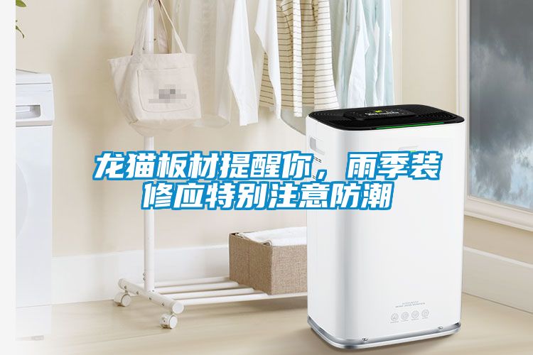 龍貓板材提醒你，雨季裝修應特別注意防潮