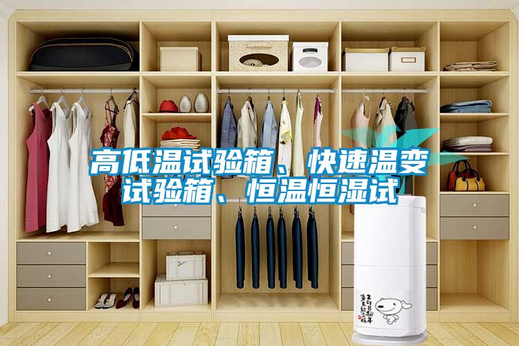 高低溫試驗箱、快速溫變試驗箱、恒溫恒濕試