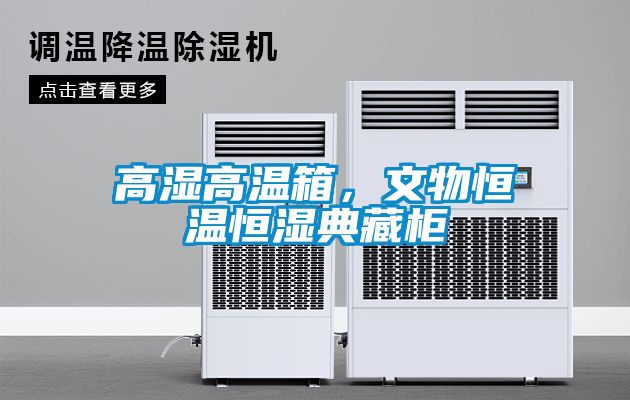 高濕高溫箱，文物恒溫恒濕典藏柜
