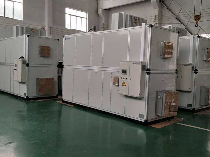 濟南銘威化工鋰電池鈷酸鋰零下40℃露點，三臺全新風轉輪除濕機組